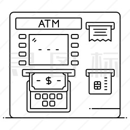 自动取款机图标