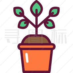 盆栽植物图标