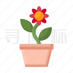 盆栽植物图标