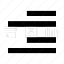 对齐文字图标