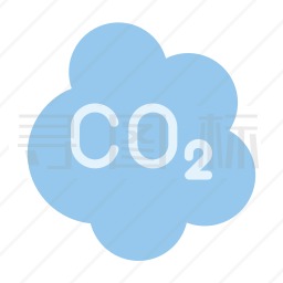 二氧化碳云图标