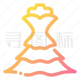 新娘礼服图标