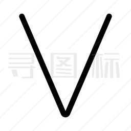 字母V图标