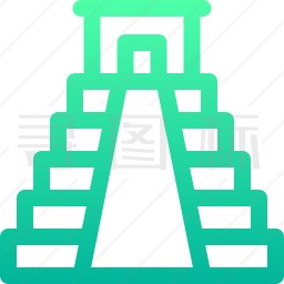 玛雅金字塔图标