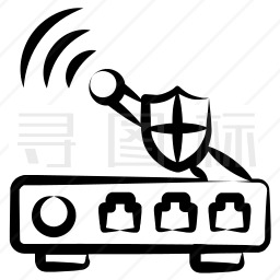 WiFi路由器图标