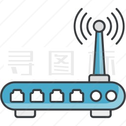 WiFi路由器图标