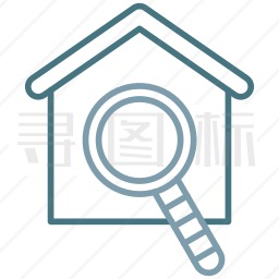 搜索房子图标