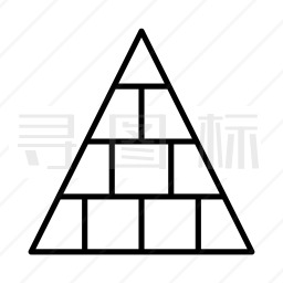 金字塔图标