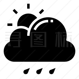 下雨天图标