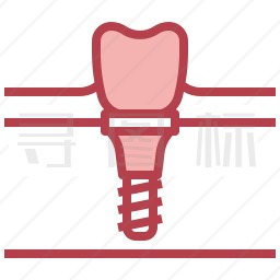 牙种植体图标