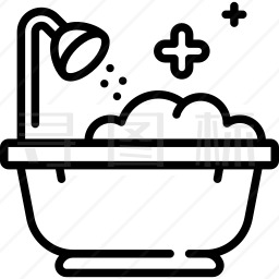 浴缸清洗图标