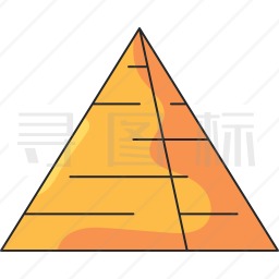 金字塔图标