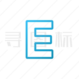 字母E图标