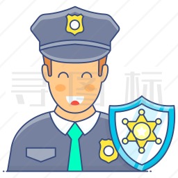 警长徽章图标