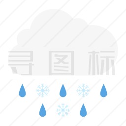 降雪图标