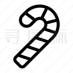 糖果手杖图标