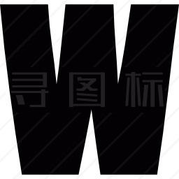 W字母图标