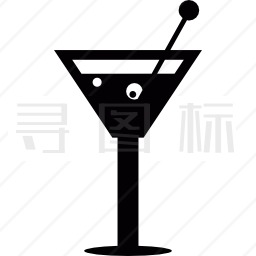 橄榄油鸡尾酒图标