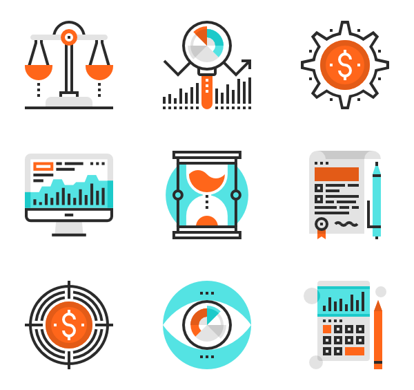 分析与投资图标
