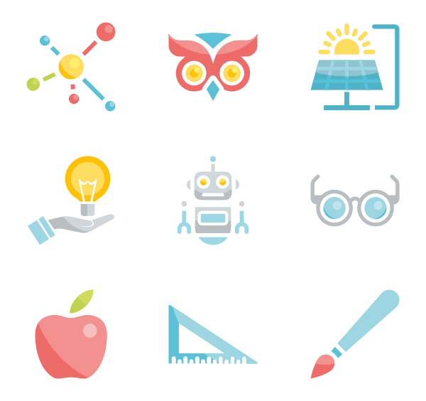 科学教育图标