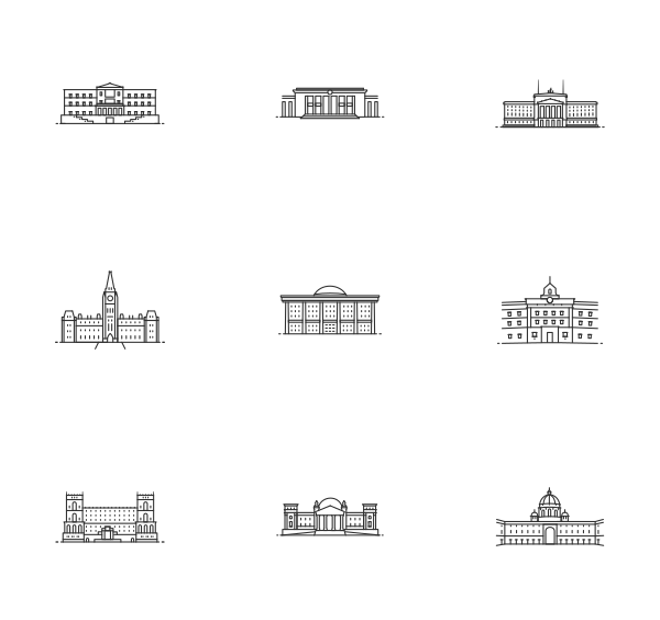 政府大楼图标