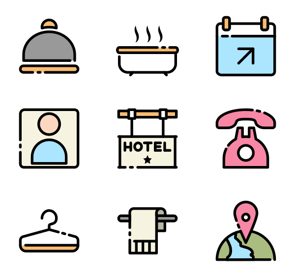 酒店服务图标