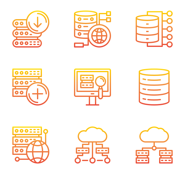 网络和数据库图标