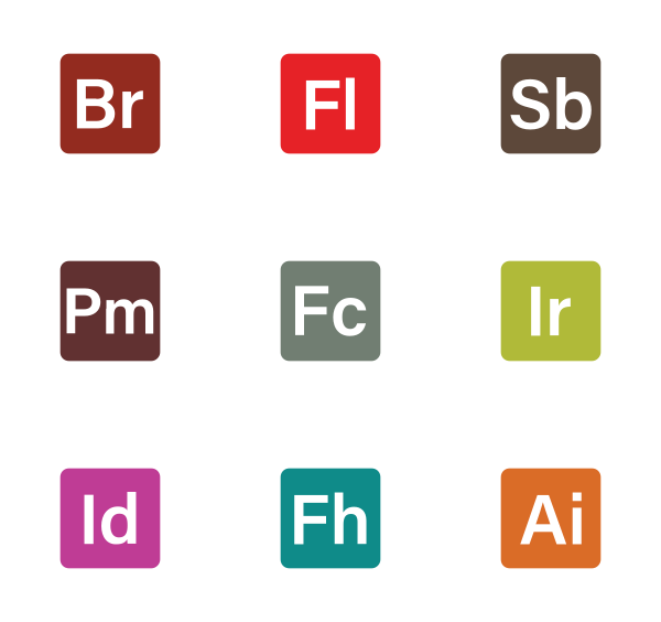 Adobe应用程序图标