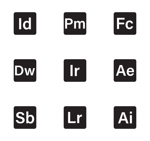 Adobe应用程序图标