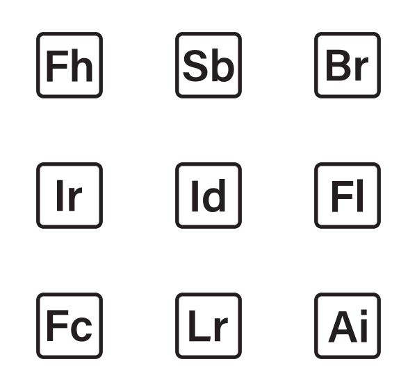 Adobe应用程序图标