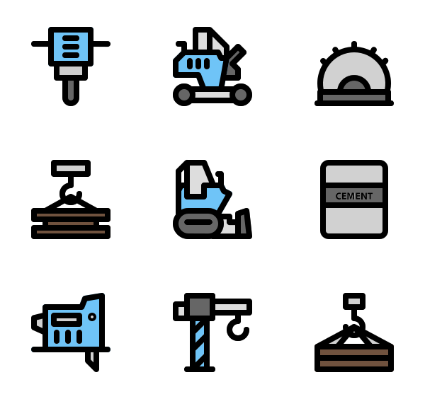 建筑工具图标