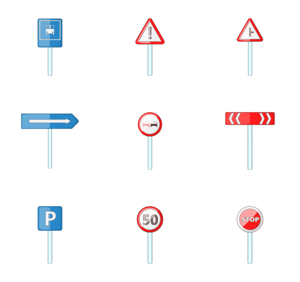 路标图标