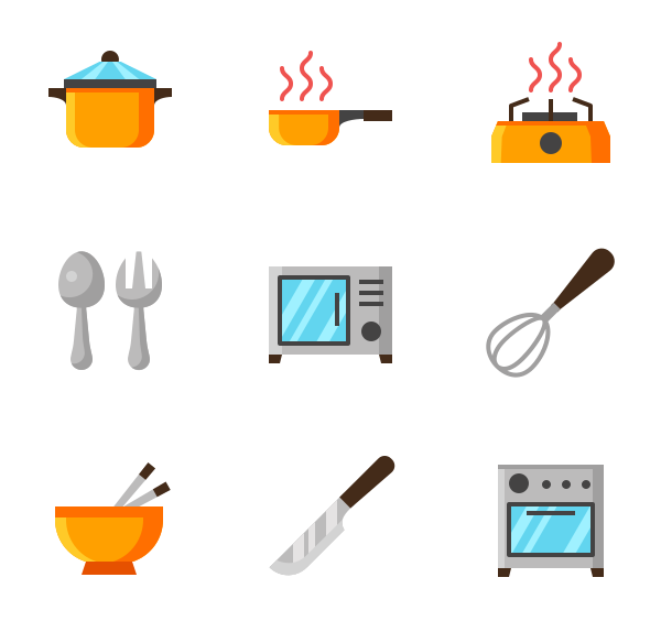 厨房器具图标