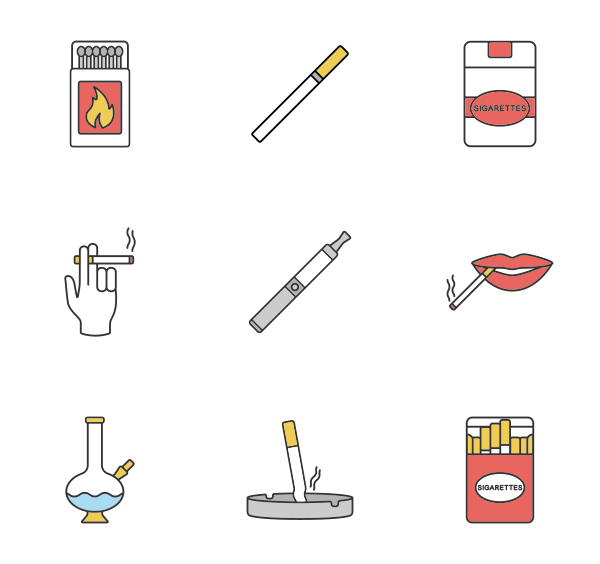 香烟符号图案大全图片