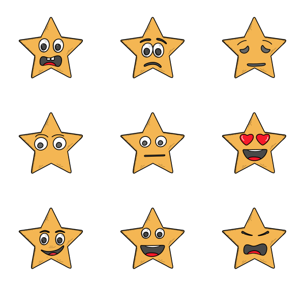 星星表情图标
