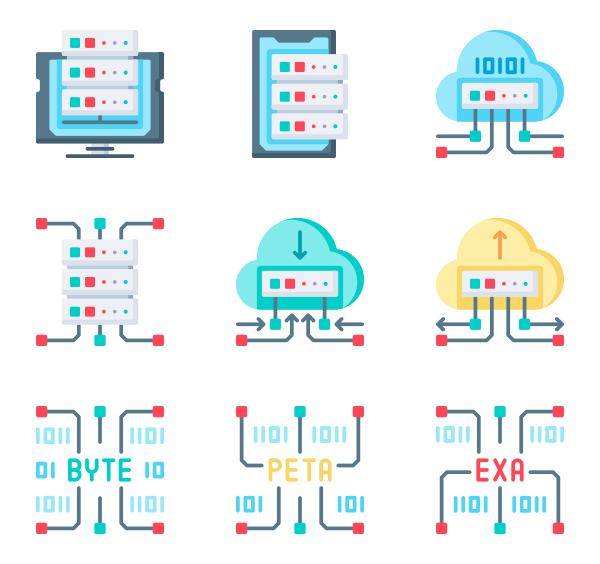 数据库与服务器图标