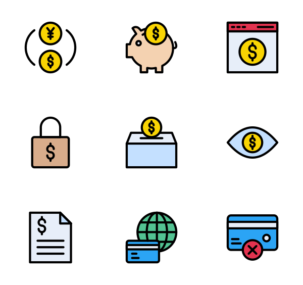 银行货币图标