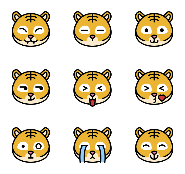 老虎表情符号