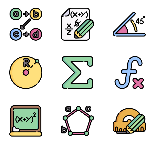 数学创意logo素材图片