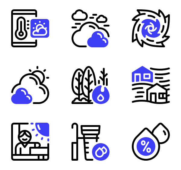 天气预报图标