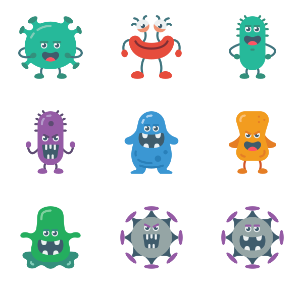 卡通细菌