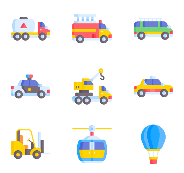 车辆和运输图标