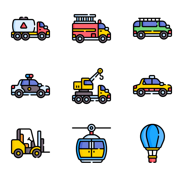 车辆和运输图标