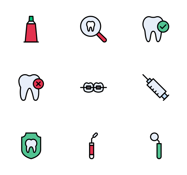 牙科医疗图标