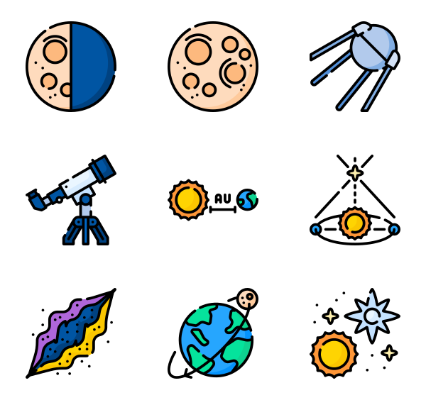 天文学图标